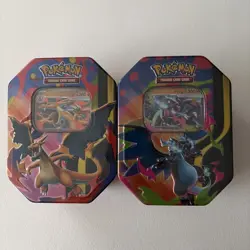 Pokemon Mega Charizard -Set of 2- Tins ✅Sealed ✅In Hand - Image 1