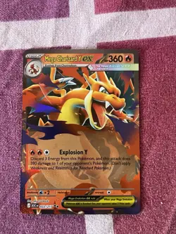 Mega Charizard Y EX 022/217 Ascended Heros Pokemon TCG Near Mint NM New - Image 2