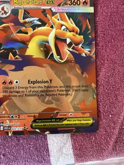 Mega Charizard Y EX 022/217 Ascended Heros Pokemon TCG Near Mint NM New - Image 3
