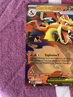 Mega Charizard Y EX 022/217 Ascended Heros Pokemon TCG Near Mint NM New - Image 4