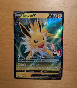 Jolteon v Prize Pack Series One SWSH151 Promo Pokemon TCG - Image 1