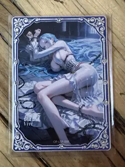 One Piece CCG Goddess Vivi Hancock Metal Card - Bound In Bed BDSM /68 - Image 1