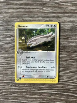 Linoone 38/109 Ex Ruby & Sapphire Pokemon Card E Series Common Non-Holo - Image 1