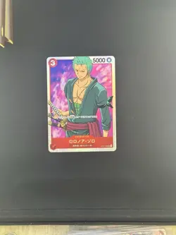 One Piece Card Game Roronoa Zoro OP01-025 Super Rare Romance Dawn LP US Seller - Image 1