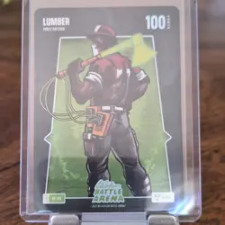 Bo Jackson Battle Arena Lumber First Edition Glow Card BF-110 100 Power 2026 - Image 1