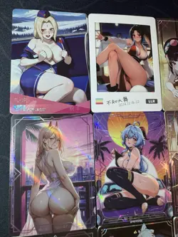 Waifu Bikini 9 x Goddess Doujin Cards Genshin Impact Under The Nightgown #2 - Image 2