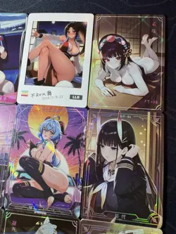Waifu Bikini 9 x Goddess Doujin Cards Genshin Impact Under The Nightgown #2 - Image 3