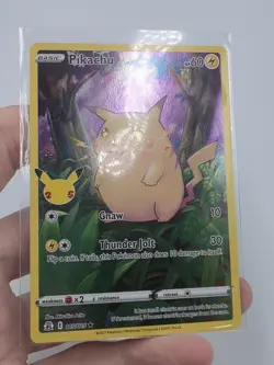 Pokemon TCG Celebrations Pikachu Holo Card 005/025 25th Anniversary - Image 2