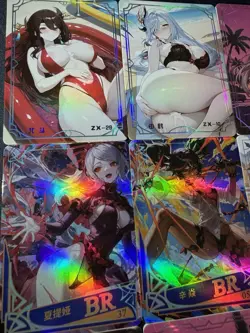 Waifu Bikini 9 x Goddess Doujin Cards Genshin Impact Under The Nightgown #1 - Image 2