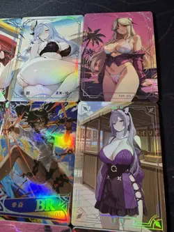 Waifu Bikini 9 x Goddess Doujin Cards Genshin Impact Under The Nightgown #1 - Image 3