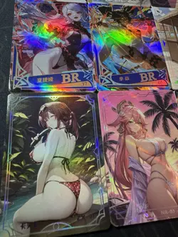 Waifu Bikini 9 x Goddess Doujin Cards Genshin Impact Under The Nightgown #1 - Image 5