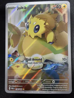 Pokemon TCG Joltik Paradox Rift Holo Card 196/182 NM - Image 1
