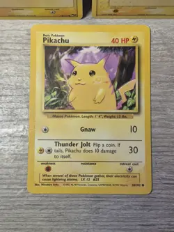 Pokemon Card Pikachu Card Lot Base Set Raichu 51/110 Pikachu 16/17 WOTC - Image 4