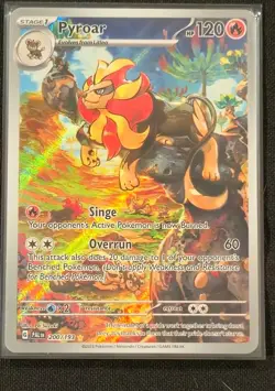 Pokemon TCG Pyroar Card Sv02: Paldea Evolved, Illustration Rare, 200/193 - Image 1
