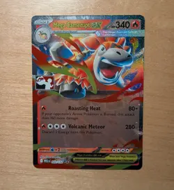 Mega Camerupt Ex Pokemon Prize Pack Series 8 Promo Pokemon Card NM - Image 1