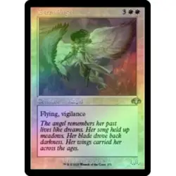 FOIL SERRA ANGEL (RETRO FRAME) X4 Dominaria Remastered Magic MTG MINT CARD - Image 1