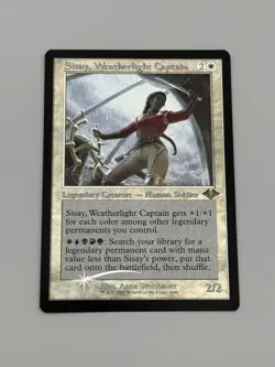 Sisay, Weatherlight Captain NM (Retro Frame) (Foil Etched) Modern Horizons MTG - Image 1