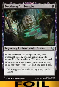 Northern Air Temple - FOIL #111 (Shrine) - Avatar: The Last Airbender CUC MTG - Image 1