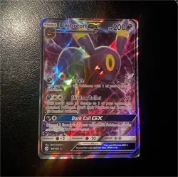 Pokemon Umbreon GX 80/149 SM Base Set Ultra Rare Full Art Holo Card NM! - Image 1