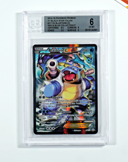 Pokemon BGS 6 Blastoise Ex #XY122 Full Art XY Black Star Promo 2016 Italian - Image 1