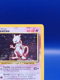 Mewtwo 10/102 Base Set Holo Rare Pokemon Card 1999 WOTC TCG Vintage Pokemon - Image 5