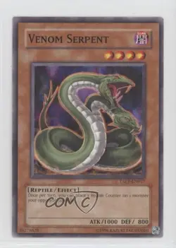 Venom Serpent 1st Ed. YuGiOh Tactical Evolution #TAEV-EN017 2007 - Image 1