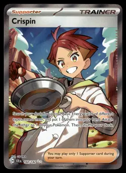 CRISPIN - 164/142 Ultra Rare Stellar Crown Pokemon NM - Image 1