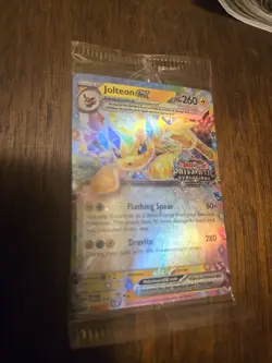 Pokemon TCG Jolteon EX 030/131 Stamped Sealed Prismatic Evolutions Promo - Image 1