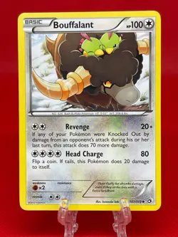 Pokemon TCG Bouffalant Legendary Treasures 107/113 Regular English 2013 LP/NM - Image 1