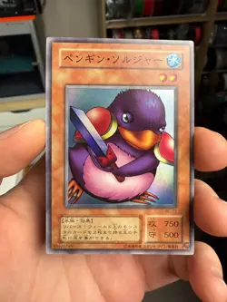 Yugioh BC-72 Penguin Soldier Super Rare Japanese Booster chronicle - Image 1