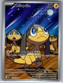 Helioptile 143/132 ME01: Mega Evolution - Pokemon Card - NM - Image 1