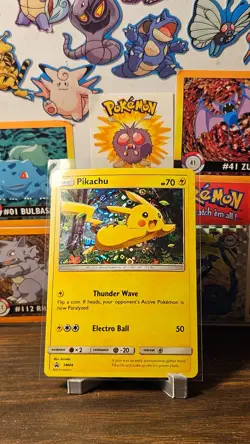 2016 Pokemon TCG Pikachu Sun & Moon SM04 Promo Card - near mint - Image 1