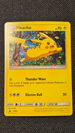 2016 Pokemon TCG Pikachu Sun & Moon SM04 Promo Card - near mint - Image 2