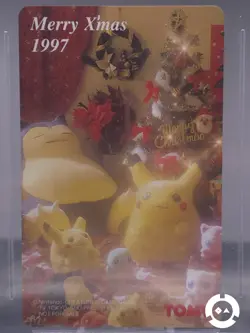 1997 Pokemon Tomy Christmas/Xmas Phone Card Japan Promo – BGS 10 Pristine – Rare - Image 2