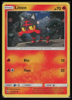 Litten - (Cosmos Holo) Promo Miscellaneous Cards & Products 024/149 MP - Image 1