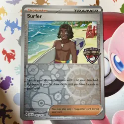 Pokemon TCG Surfer Surging Sparks Regional Championships Promo Card 187/191 - Image 1