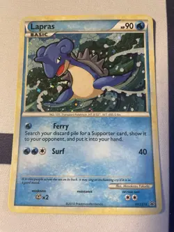 Lapras HGSS14 Holo Pokemon Promo Card - Image 1