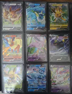 Pokemon TCG S-Chinese Eevee Evolutions V Card - 9 Types For Selection Near Mint - Image 1