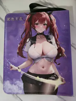 Anime Waifu Trading Card 9-Pocket 3-Ring Zipper Binder - Honolulu - Image 2