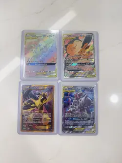 Pokemon TAG TEAM GX & EX Holo Card Lot Mewtwo & Mew - Image 1