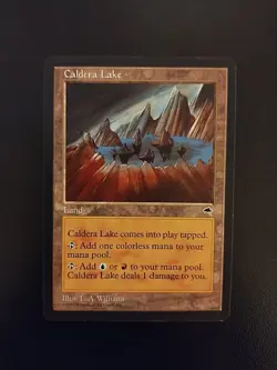 Caldera Lake LP x1 Tempest MTG Magic the Gathering 1x - Image 1