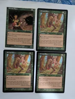 4 Elvish Piper MTG Nm Free Shipping with tracking - Image 1