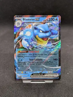 Pokemon TCG Blastoise Ex Double Rare 030/142 Stellar Crown - Image 1