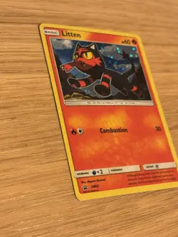 Litten Holo Pokemon Sun & Moon Promo SM02 FREE SHIPPING - Image 3