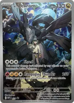 2026 Pokemon N's Zekrom 031 Me: Mega Evolution Promo Full Art - Image 1