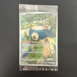 Snorlax Black Star Promo Pokemon 151 ETB 051 Sealed Holo Rare - Image 1