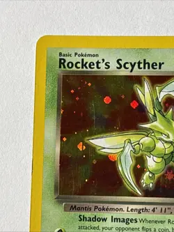Rocket's Scyther 013/132 Gym Heroes Holo Pokemon TCG MP Swirl 🔥 - Image 2