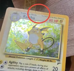 Raichu 16/130 Holo Rare WOTC Pokemon Base 2 Set - Image 2