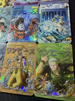 One Piece Set of 9 Collectible Character Anime SSR CR Magazine Manga Full Art - Image 4