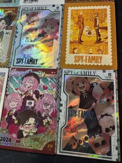 Goddess Story 9 x Character Collectible Cards CCG Spy Family Anya Forger CCG - Image 3